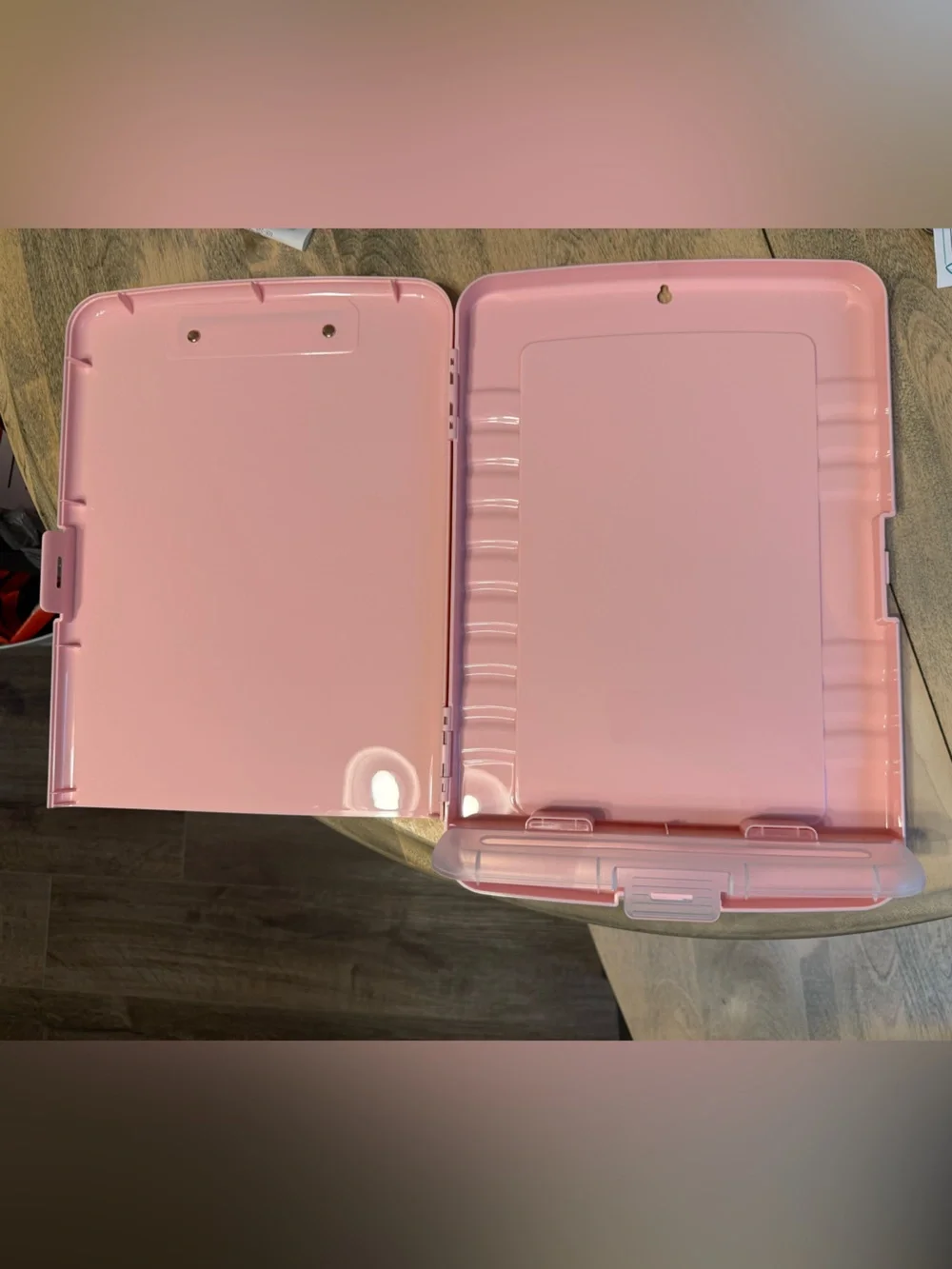 Pink Storage Clipboard